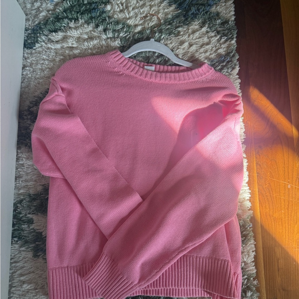 GAP Women's Pink Crew Neck Sweater